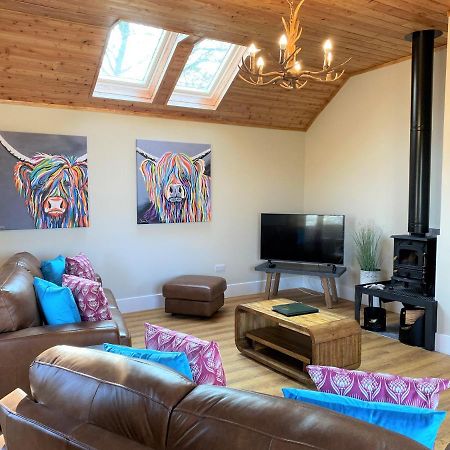 Partridge Lodge With Hot Tub Forgandenny Esterno foto