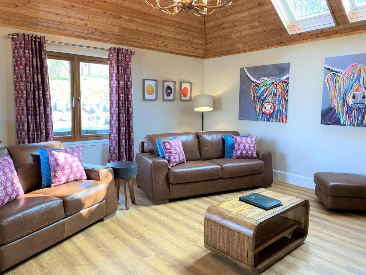 Partridge Lodge With Hot Tub Forgandenny Esterno foto