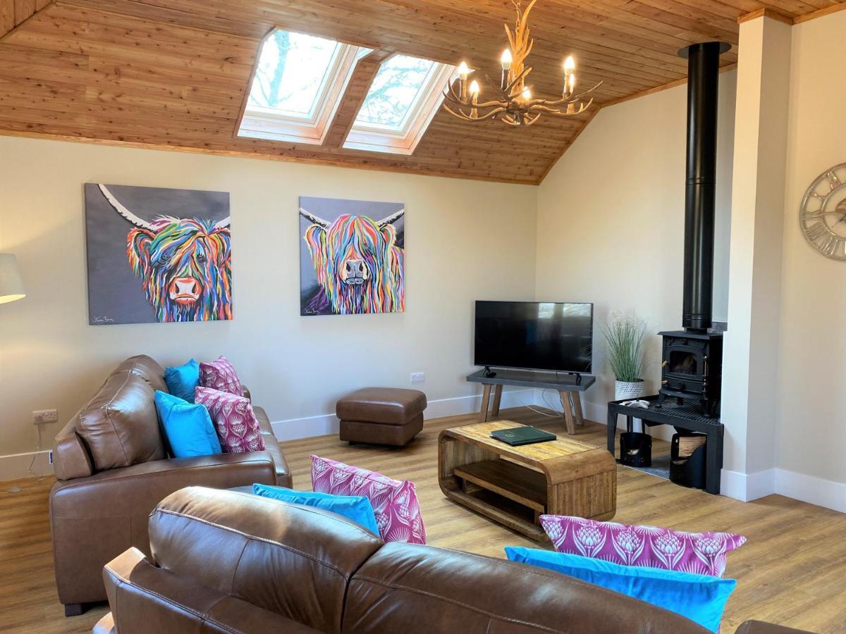 Partridge Lodge With Hot Tub Forgandenny Esterno foto